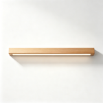Nordic Minimalist Wooden Linear Wall Lamp – LED Bedside Background Light