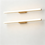 Nordic Wooden LED Vanity Light – Minimalist Waterproof Bathroom Mirror Wall Lamp for Makeup & Washroom-2pcs