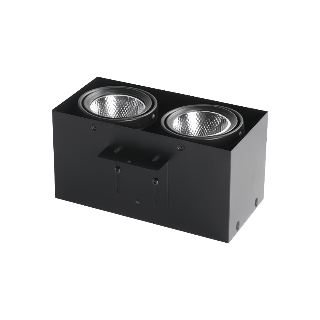 Modern Square Recessed Ceiling Lights with Adjustable Gimbal, 4-Pack LED Downlights