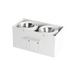 Modern Square Recessed Ceiling Lights with Adjustable Gimbal, 4-Pack LED Downlights