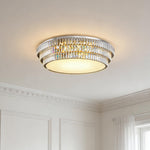Aurelia Crystal Flush Mount Ceiling Light with Full Spectrum LED