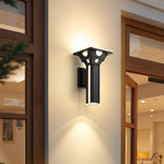 Modern Outdoor Wall Column Light LED Waterproof Aluminum Sconce