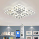 Lumina Square LED Flush Mount Ceiling Light – Modern Minimalist Ambient Illumination