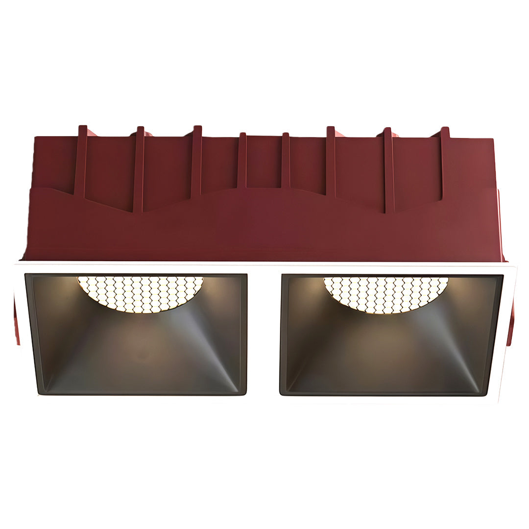 Square LED Recessed Downlight Grid Linear Architectural Lighting