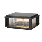 Retro Solar Pillar Light with Dual Power and Remote Control