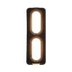 Modern Outdoor Wall Sconce with Up-Down LED Illumination