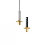 Cylindrical LED Pendant Light with Glass Shade for Modern Interiors