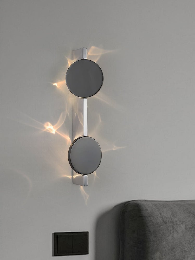 Lumin Wave Duo Wall Sconce – Modern LED Wall Lamp for Bedroom & Living Room