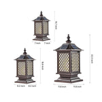 Lumière Pillar Lantern — Weatherproof Outdoor Post Light with Adjustable Color Temperature