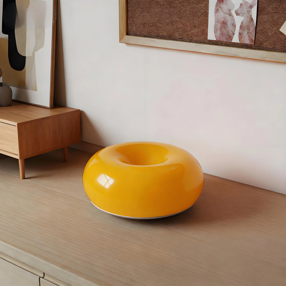 Modern Bauhaus Donut Table Wall Lamp
