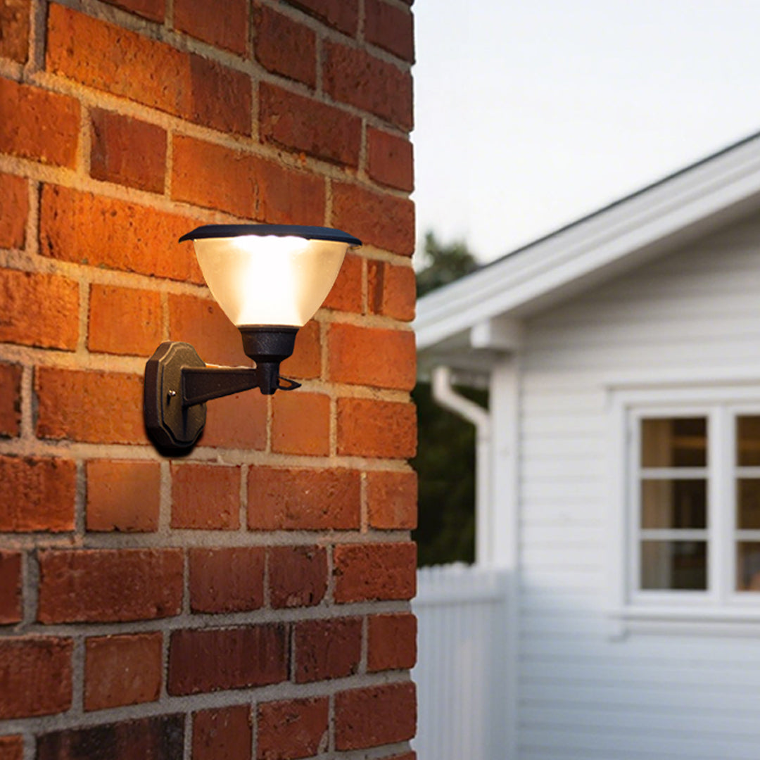 Modern Outdoor Wall Sconce with Warm LED Glow, Minimalist Waterproof Design