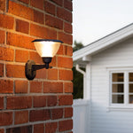 Modern Outdoor Wall Sconce with Warm LED Glow, Minimalist Waterproof Design