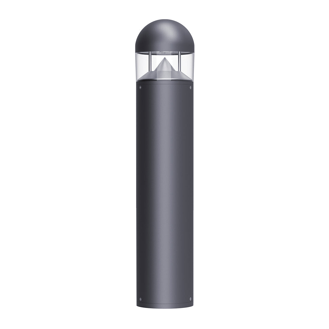 Modern LED Bollard Pathway Light – Black Aluminum Garden Pole