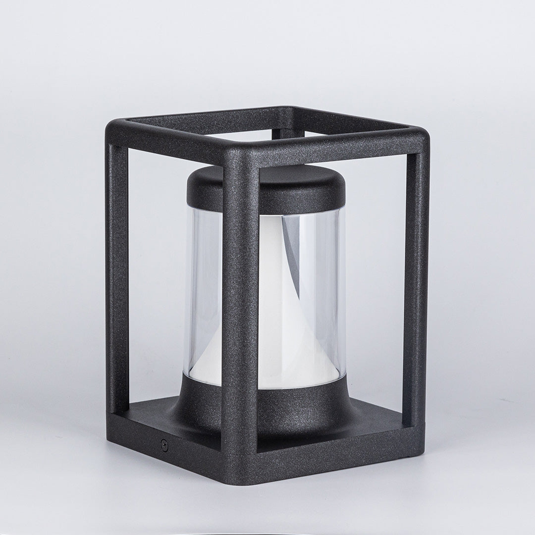 Nordic Minimalist LED Bollard Lights for Garden Paths and Courtyards