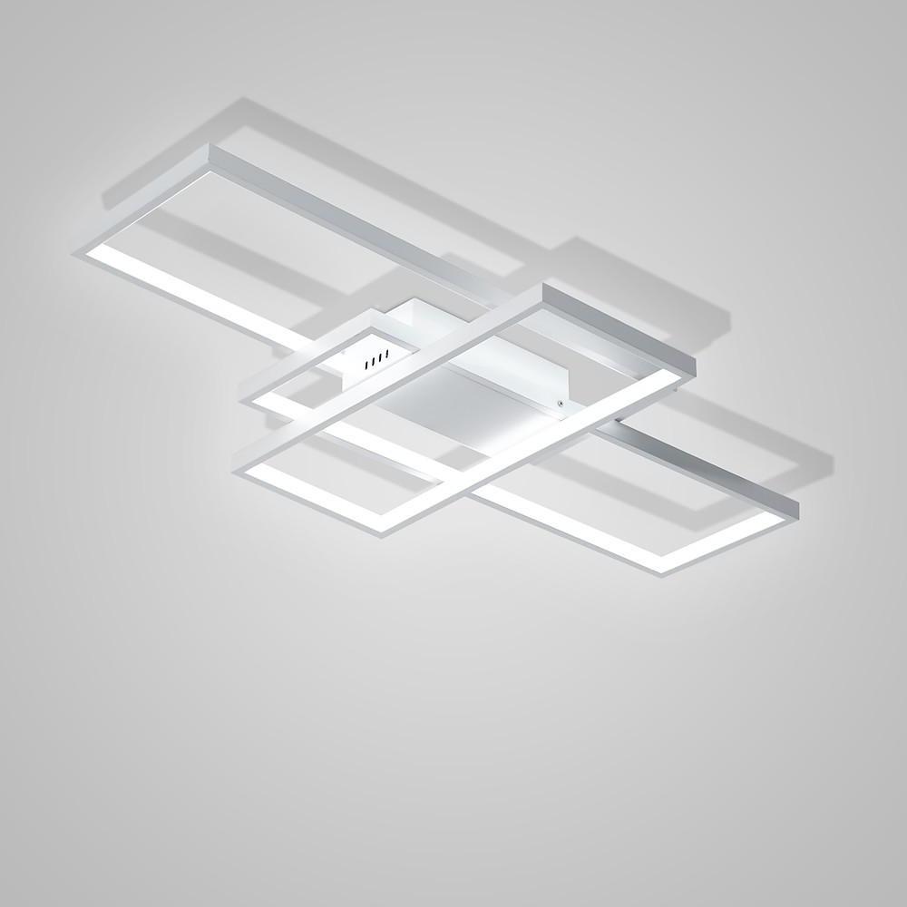 Abstract Rectangles LED Flush Mount Ceiling Light in Modern Minimalist Style