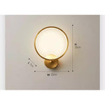 Aurelia LED Flush Mount Ceiling Light in Copper for Modern Interiors