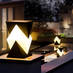 Modern Minimalist LED Pillar Light for Outdoor Spaces