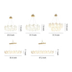 French Art Glass Chandelier with Brass Iron Frame, Modern Luxury Ceiling Light