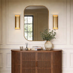 Modern Brass Up and Down Wall Sconce for Refined Interiors