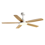 Aurelia Five-Light Ceiling Fan with LED Illumination – Nordic Minimalist Design