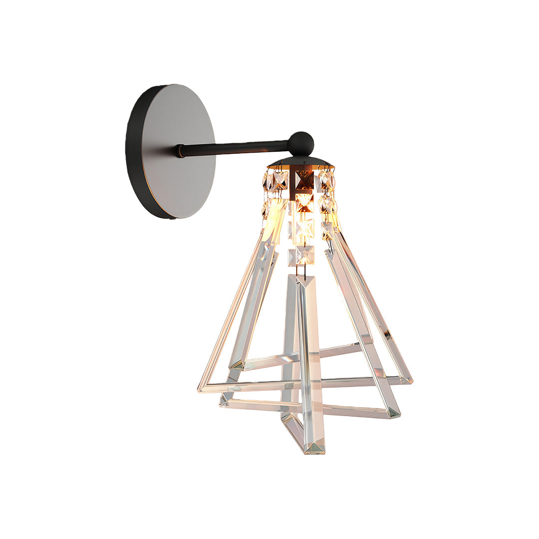 Solid Copper Crystal Wall Sconce Modern Luxury Lighting