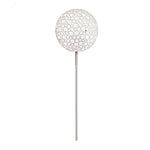 Dandelion Sphere LED Outdoor Pole Light – Modern Garden Illumination