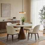 Marble Disc Pendant Light – Modern Luxury Ceiling Lamp with Brass Accents