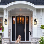 Aria Outdoor Wall Sconce — Waterproof Aluminum LED Lantern