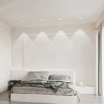 LED Recessed Spotlights with Anti-Glare Deep Cup, 3000K-6000K, Die-Cast Aluminum