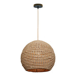 Raffia Zen Pendant Light – Handcrafted Japanese Paper Shade
