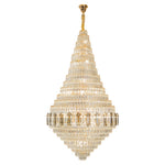 Aurelia Gold Crystal Chandelier – Large French Art Glass Pendant for Living & Dining