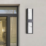 Modern Outdoor Wall Sconce with Marble Shade, IP54 Waterproof LED