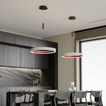 Lumina Ring Chandelier – Modern Minimalist LED Ceiling Light