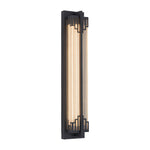 Outdoor Linear LED Wall Sconce in Stainless Steel, Modern Waterproof Courtyard Lighting