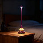 Aurora Spire LED Table Lamp – Modern Minimalist Aluminum & Iron Accent Light