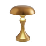 Mushroom Table Lamp, Retro Metal Dimmable LED Desk Light