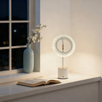 Ring Table Lamp – Modern Minimalist Touch Rechargeable LED Desk Light