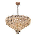 Aurelia Crystal Chandelier – European Luxury Gold Pendant Light