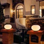 Solar LED Post Light with Spiral PE Shade, 3 Color Temperatures, IP65 Waterproof