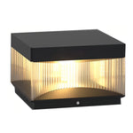 Modern Square Pillar Lights for Outdoor Spaces – IP65 Waterproof LED Post Lights in Black