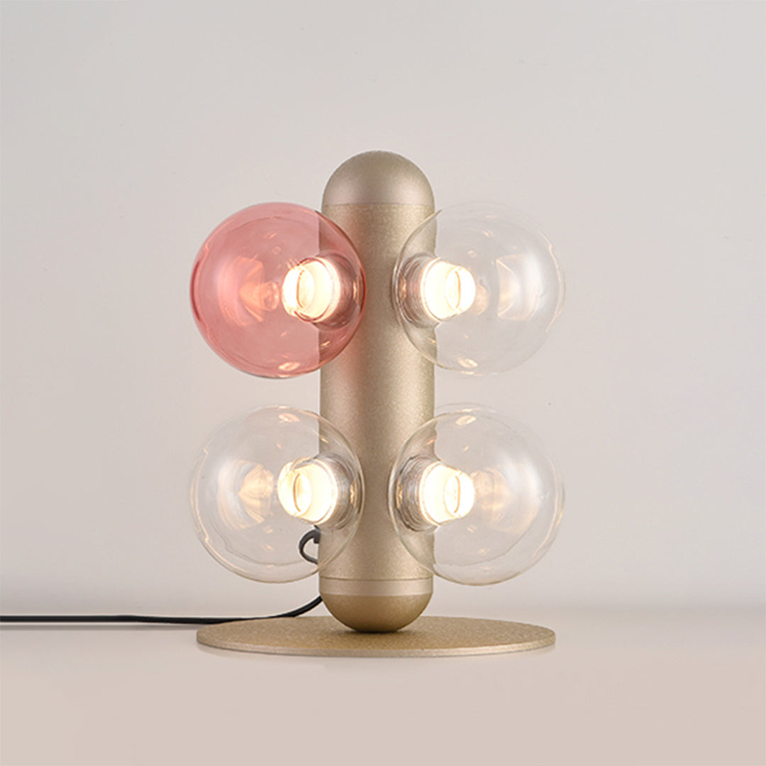 Aurelia Glass Bubble Table Lamp – Nordic Minimalist LED Desk Light