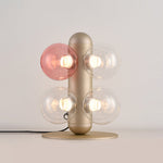 Aurelia Glass Bubble Table Lamp – Nordic Minimalist LED Desk Light