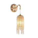 Aurelia Crystal Wall Sconce in French Gold Finish