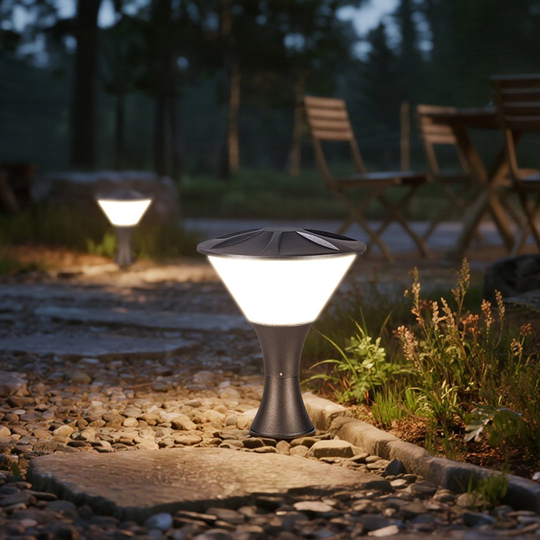 Modern LED Post Light for Garden Paths and Courtyards