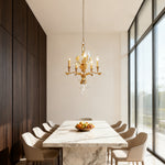 Aurelia Crystal Chandelier in Gold – French Luxury Ceiling Light