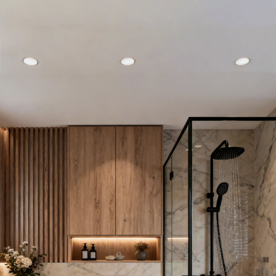 Modern Recessed LED Ceiling Lights for Bathroom & Kitchen, 5W/10W, IP65 Waterproof