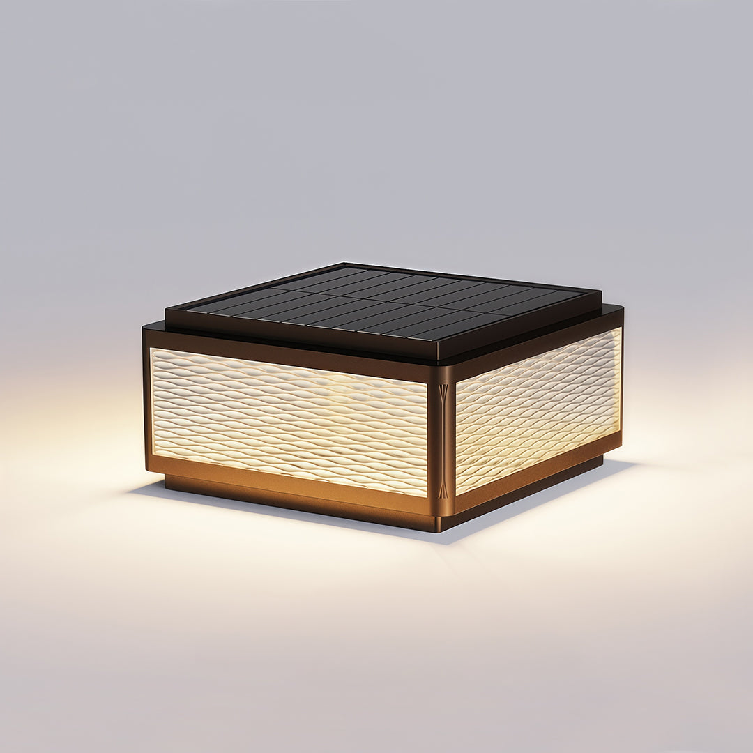 Minimalist Outdoor Pillar Top Light – Waterproof LED Post Cap Lantern