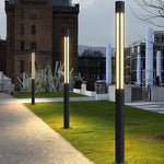 Cylindrical LED Bollard Light for Modern Landscape Paths