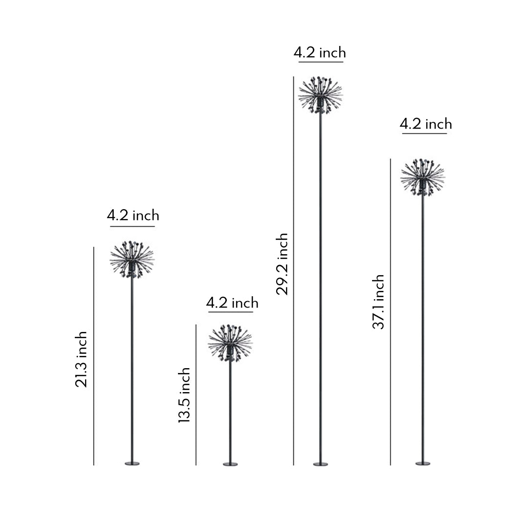 Dandelion Landscape Garden Lights – Modern Outdoor LED Spike Set