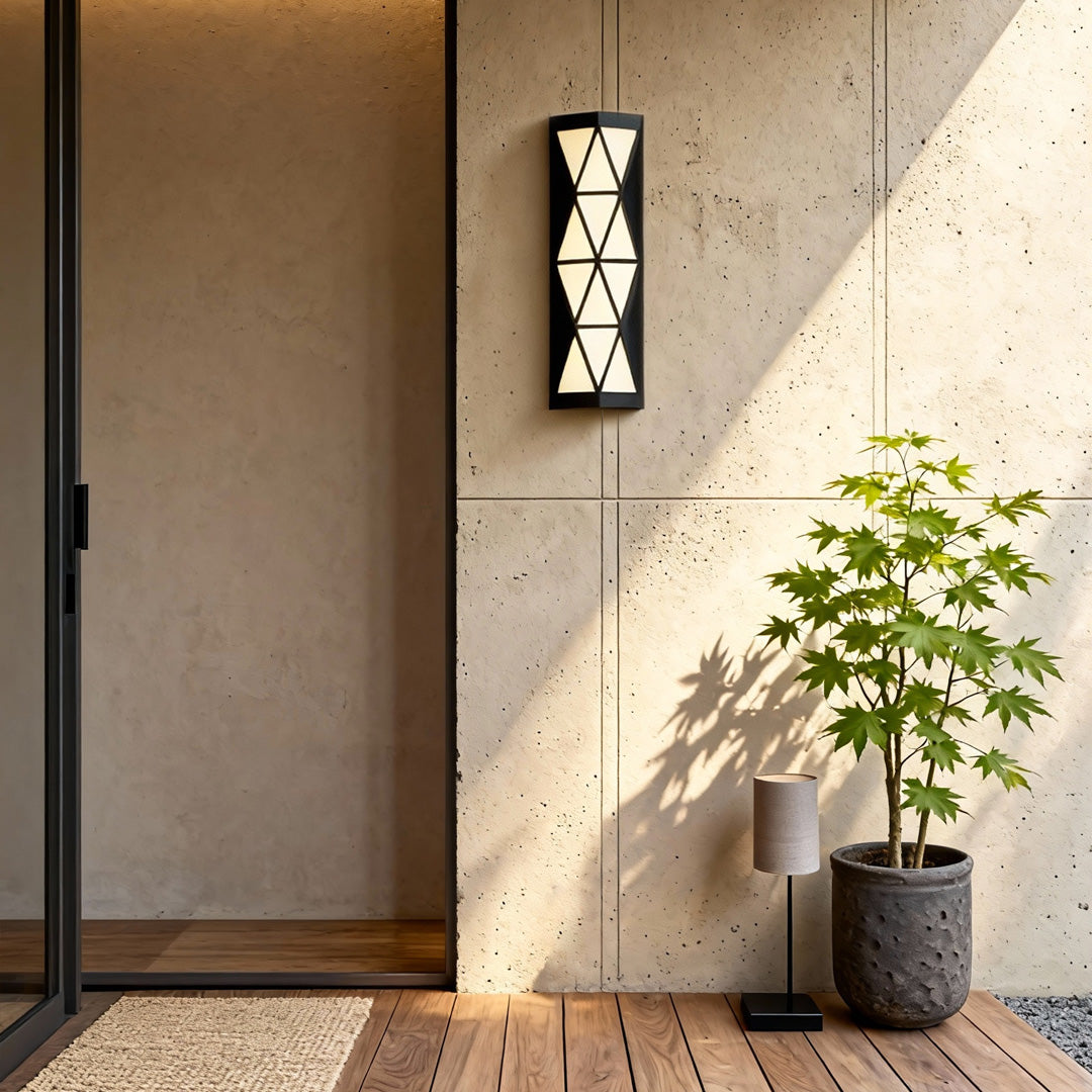 Modern Outdoor Wall Sconce with Integrated LED – Waterproof Aluminum Lighting for Patio and Entryway